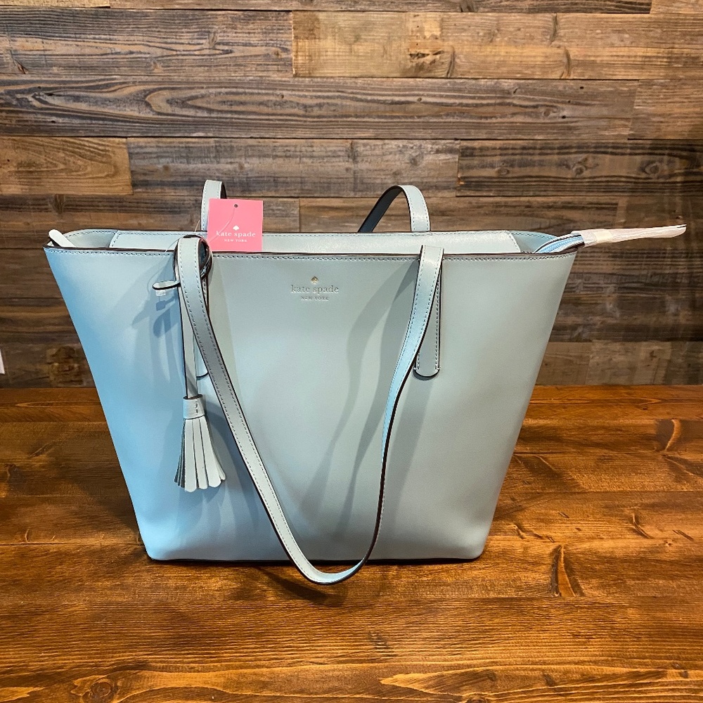 Kate Spade Blue Large Tote Emilia NWT